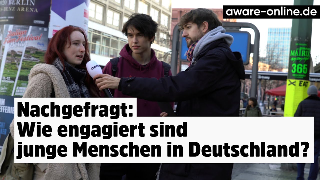Nachgefragt: Wie engagiert sind junge Menschen in Deutschland?