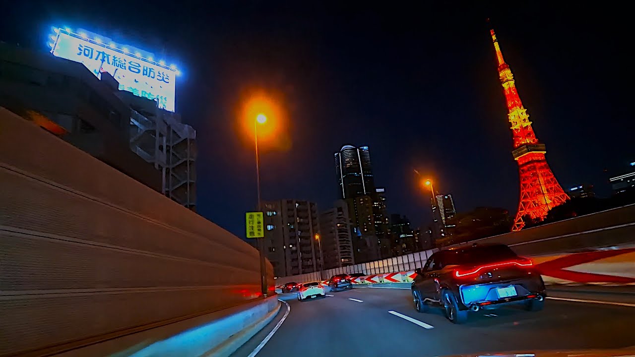 【Tokyo Magic Hour Drive】Daikoku PA Departure → Wangan → C1 Outer Loop｜Lexus UX250h F SPORT POV 4K