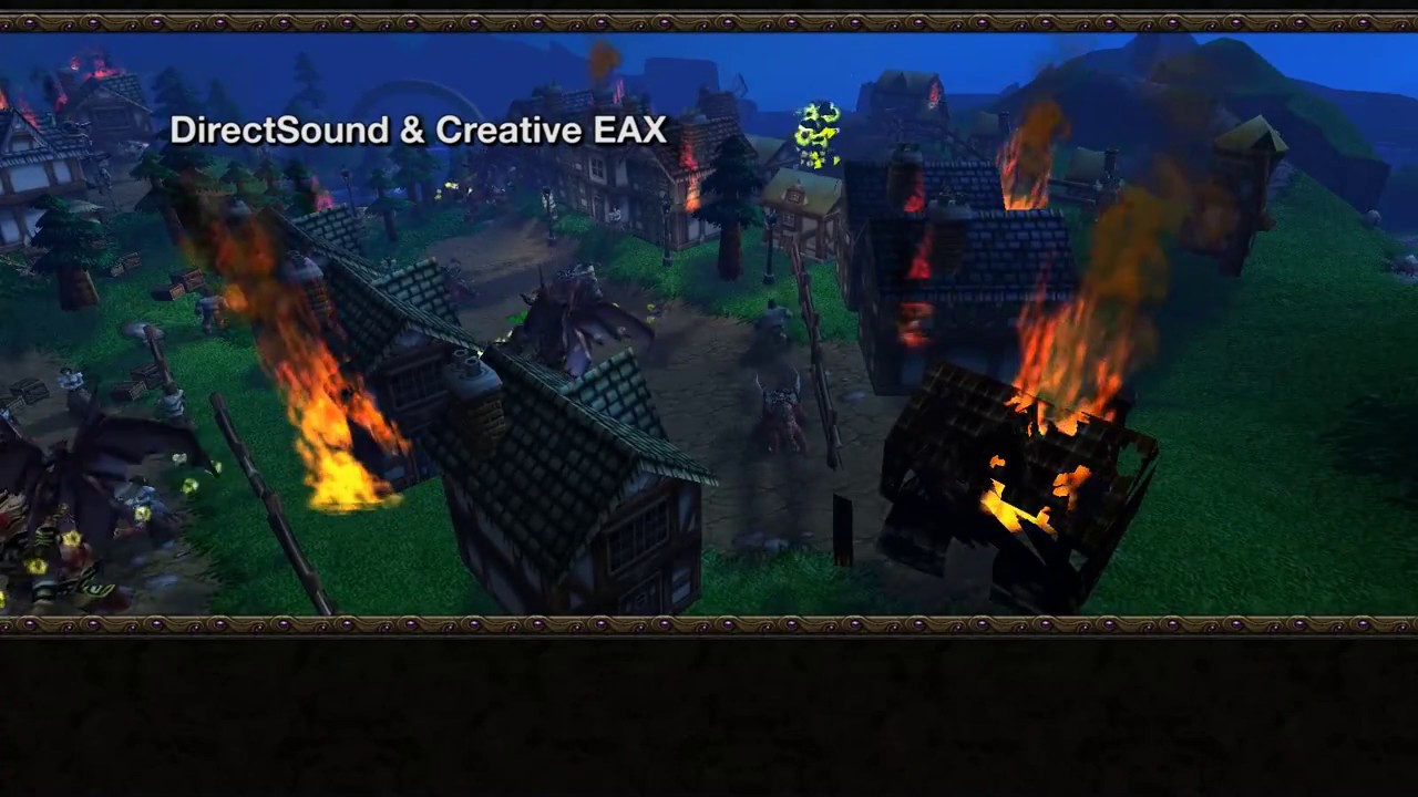Warcraft III PTR: EAX + DirectSound (via ALchemy) & FMOD comparison