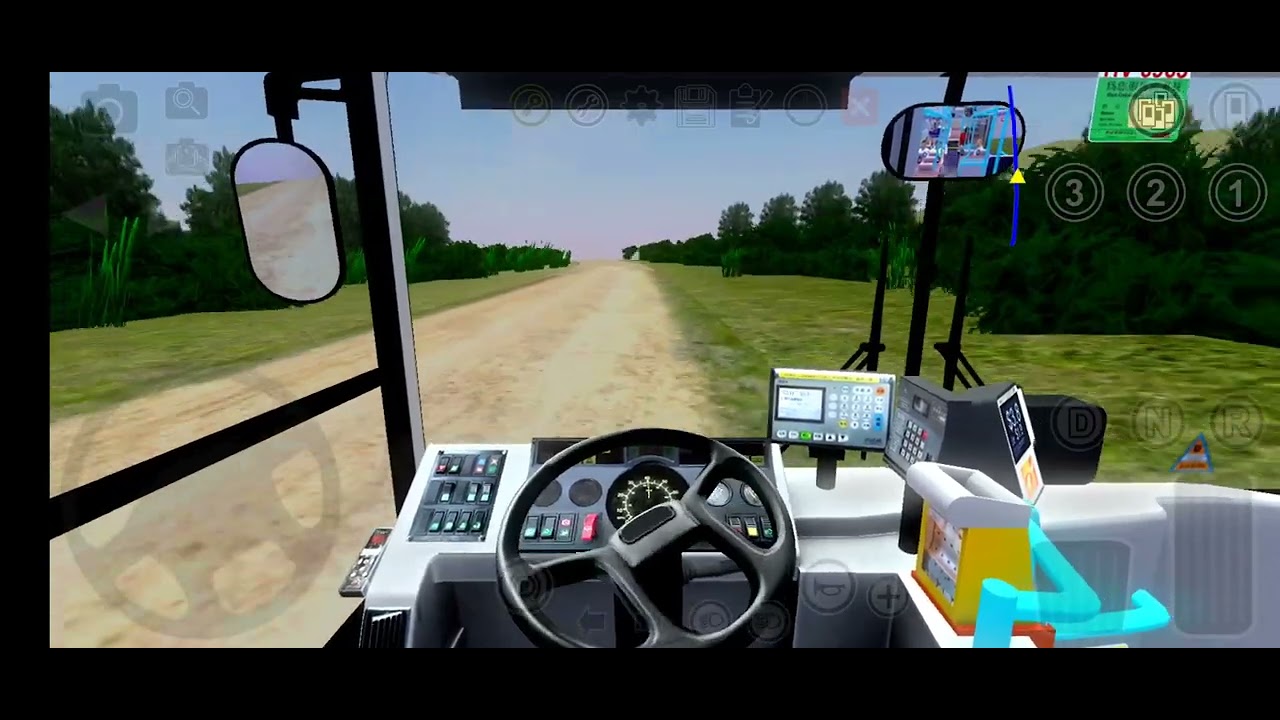 village 🌆road driving denis dart bus|proton bus simulator gameplay 62