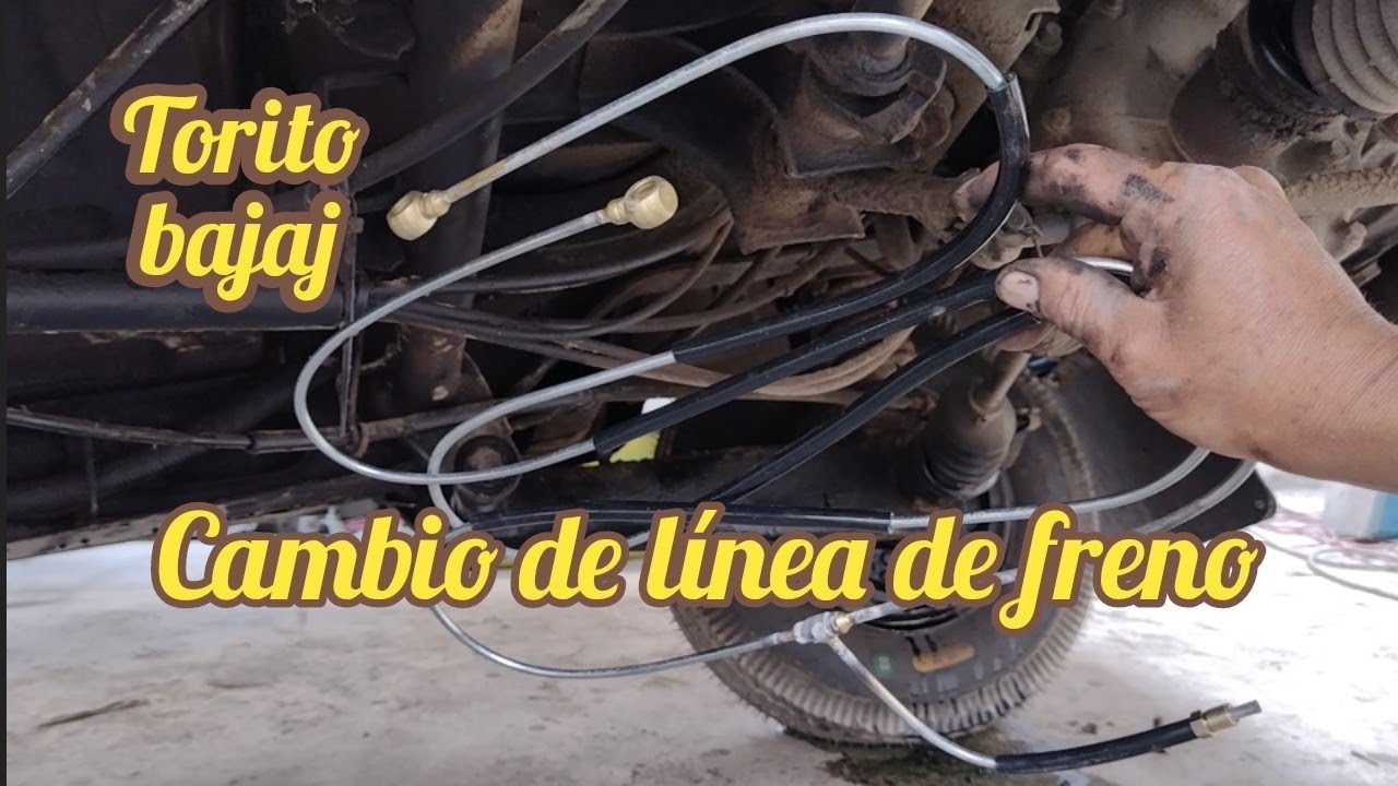 Como cambiar cañería de freno torito bajaj crom 2 ( prencipal )