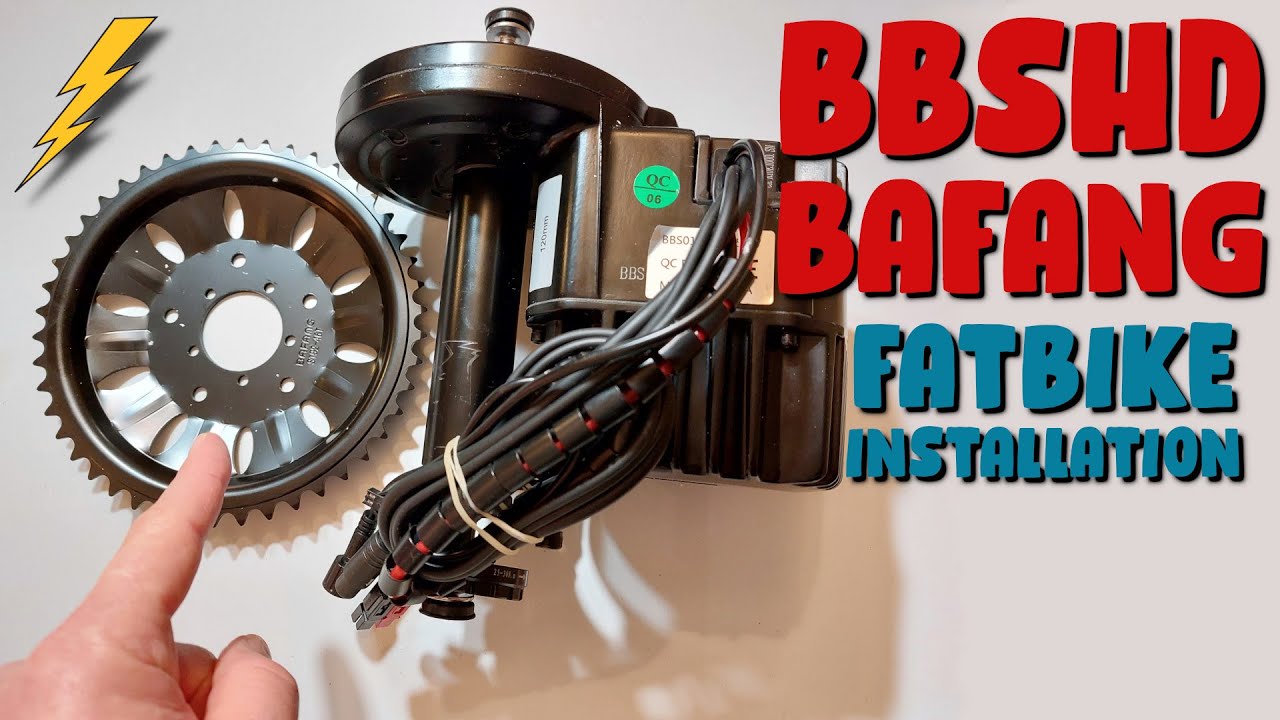 FATBIKE 120MM FATBIKE BBSHD - HOW TO FIT BAFANG MOTOR TO A FATBIKE - BAFANG 120MM BBSHD INSTALATION