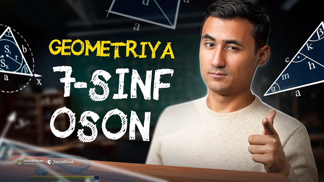 7-sinf Geometriya kursi, 1-dars: Eng sodda geometrik shakllar