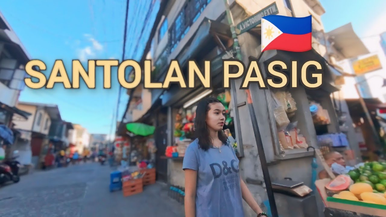 Walking in Santolan Pasig City Philippines 🇵🇭-Virtual Tour
