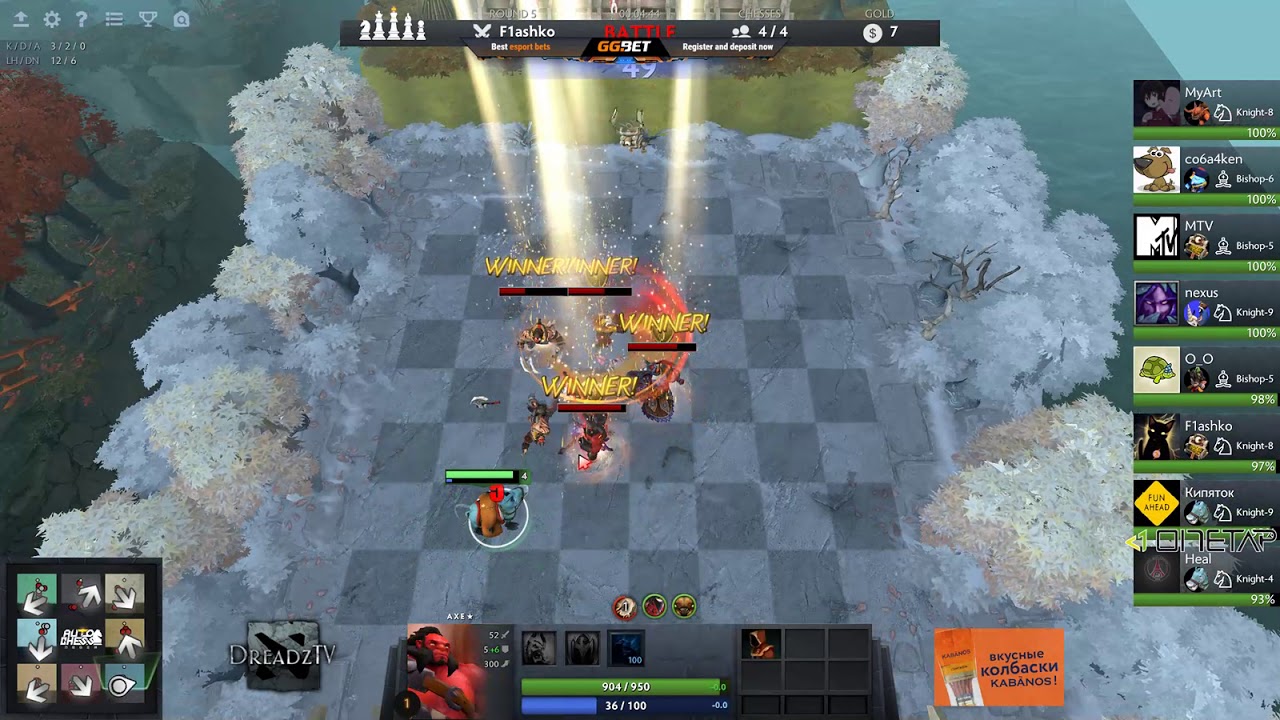 Dread's stream | Dota Auto Chess | 27.01.2019