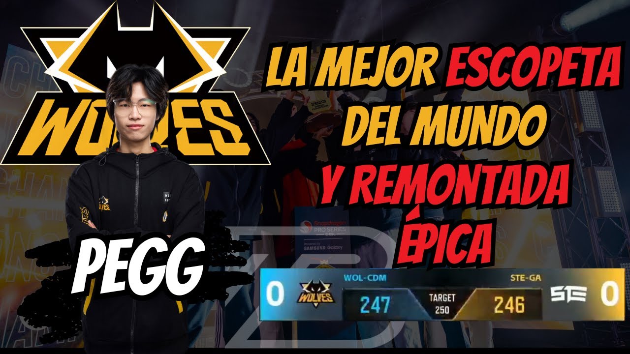 WOLVES.PEGG LA MEJOR SHOTGUN DEL MUNDO - REMONTADA ÉPICA🔥 | COD MOBILE