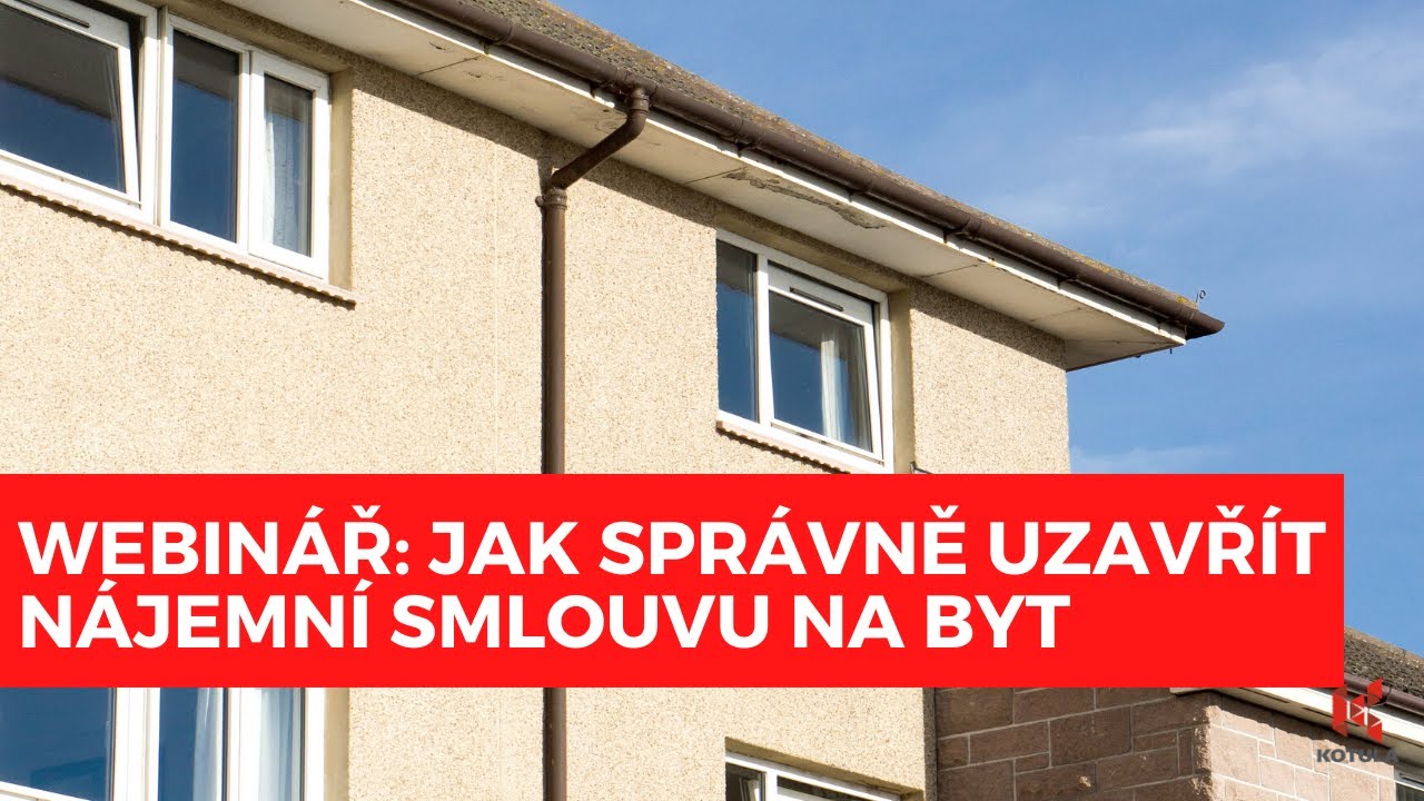 Webinář: Jak správně uzavřít nájemní smlouvu