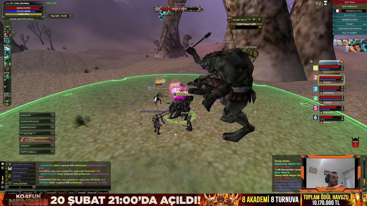 KO4FUN YENİ SERVER NEMESİS AÇILDI KURİAN KASIYORUZZZ !!!  #ko4fun #Nemesis #IRKWAR