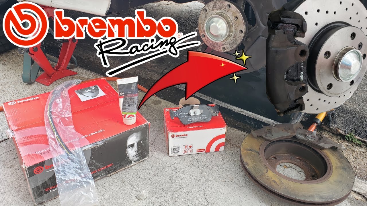 Troca do Disco, Pastilha e Flexível de Freio Dianteiro - BMW 325I E36 @Brembo