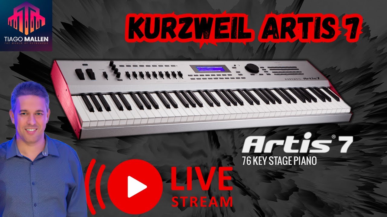 LIVE KURZWEIL ARTIS 7 COM TIAGO MALLEN  (MAIS RARO QUE NOTA DE 200)