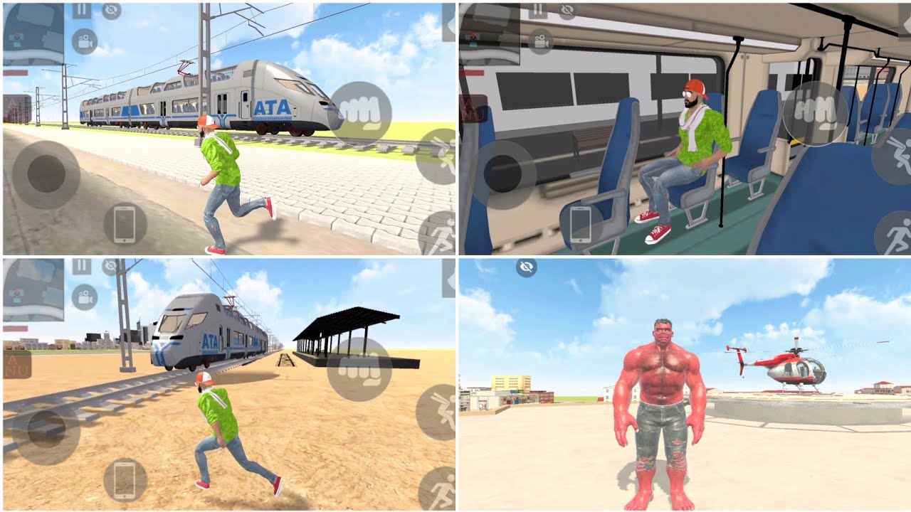 Indian theft Auto New Update 😍 Train Station Cheat Code and Red Hulk Character in Indian Theft Auto