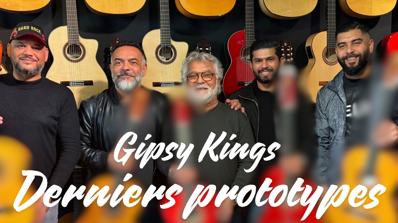 Remise des derniers prototypes à Nicolas REYES Gipsy Kings avec Manuel Rodriguez