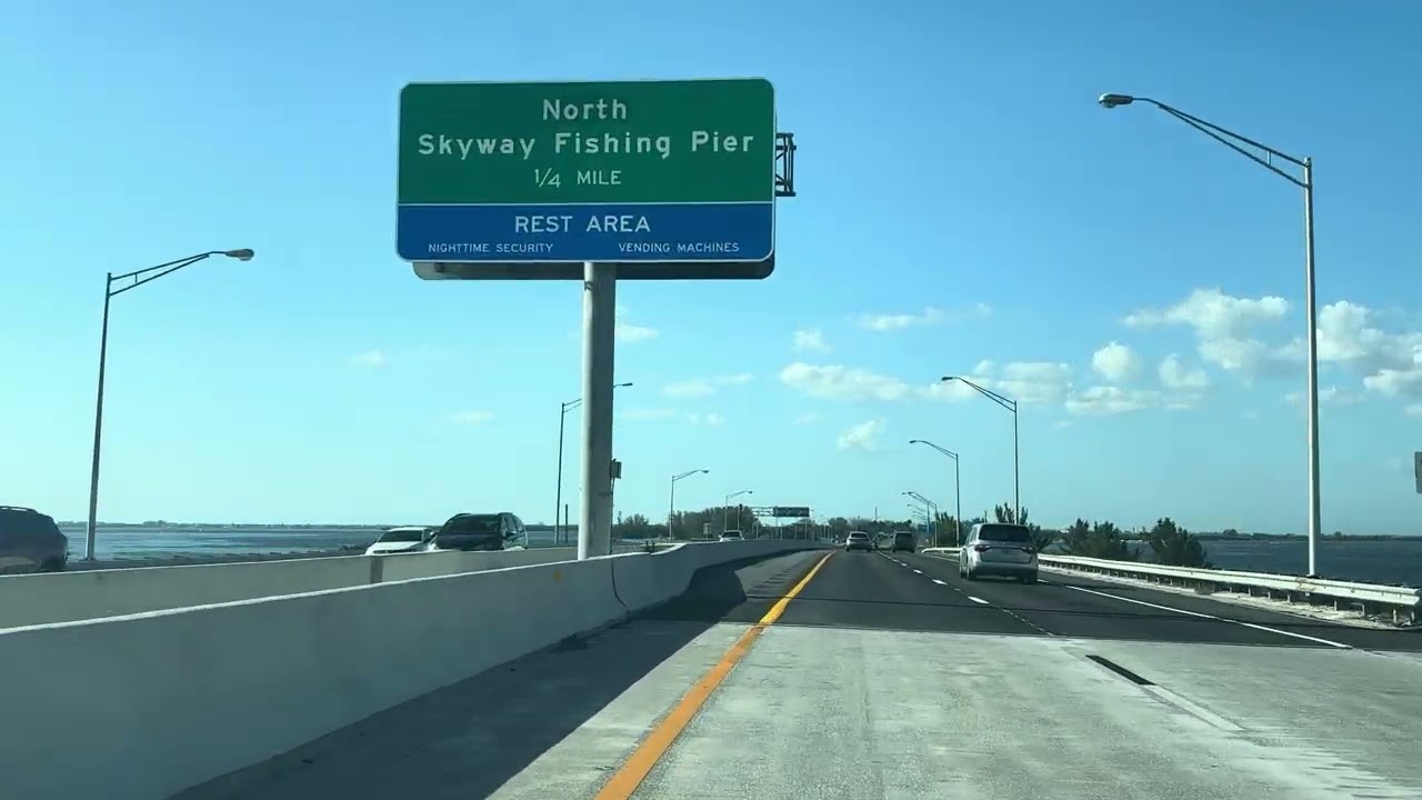 Sunshine Skyway Bridge, Tampa Bay Florida 🇺🇸