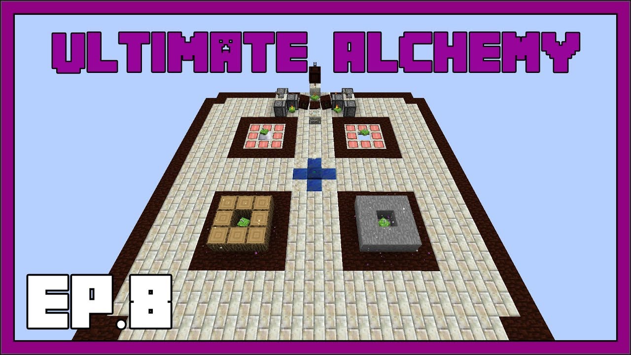 Ultimate Alchemy - EP8 - Остров Ботания - Модифицированный Minecraft 1.12.2