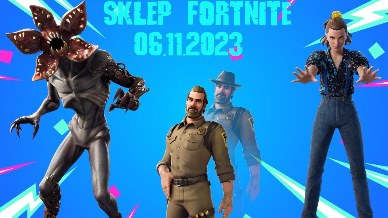 SKLEP FORTNITE 06.11.2023 - DEMOGORGON, JEDENASTKA, KOMENDANT HOPPER