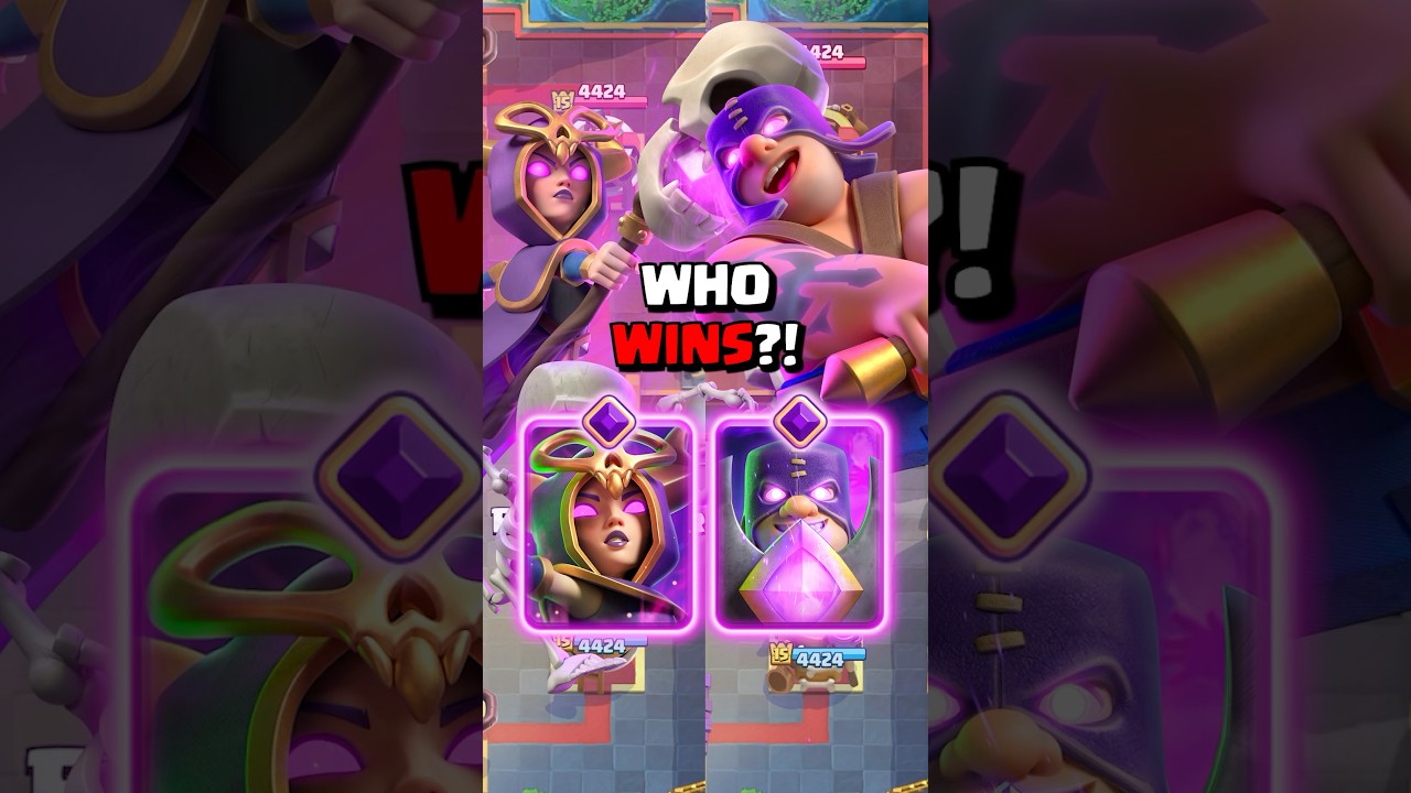 New Evolution Witch VS Evolved Executioner Who Will Win?! 🤔 #clashroyale #shorts