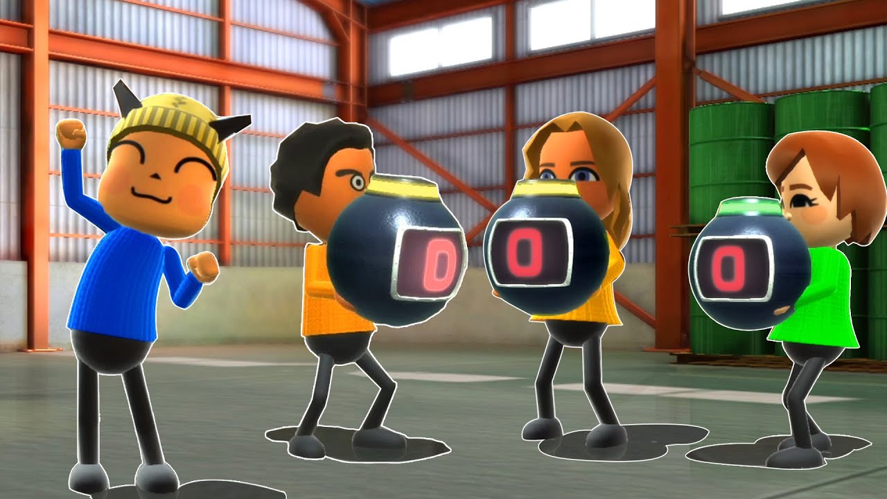 Wii Party U Minigames [2Player] - Pikachu Vs Sonic Vs Susie Vs Elena (Master Difficulty)