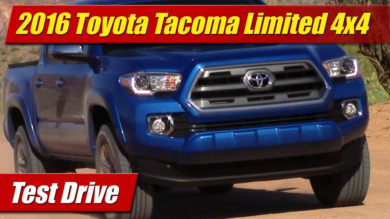 2016 Toyota Tacoma Limited 4x4: Test Drive