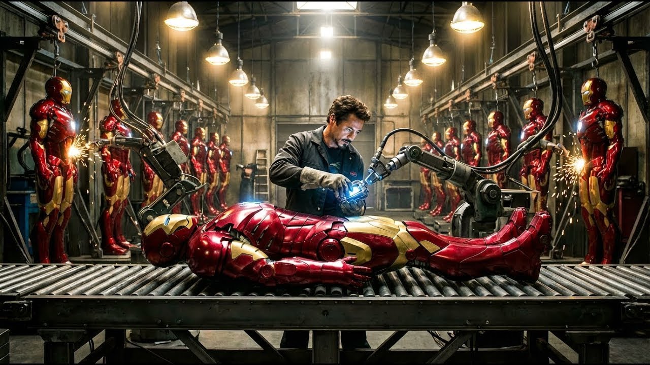 Inside Tony Stark's legendary workshop – How the legendary Iron Man suit is created