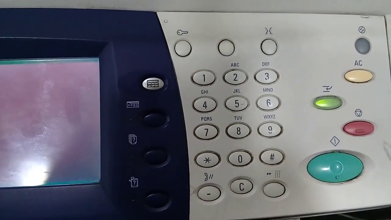 COMO RESETEAR XEROX  5225