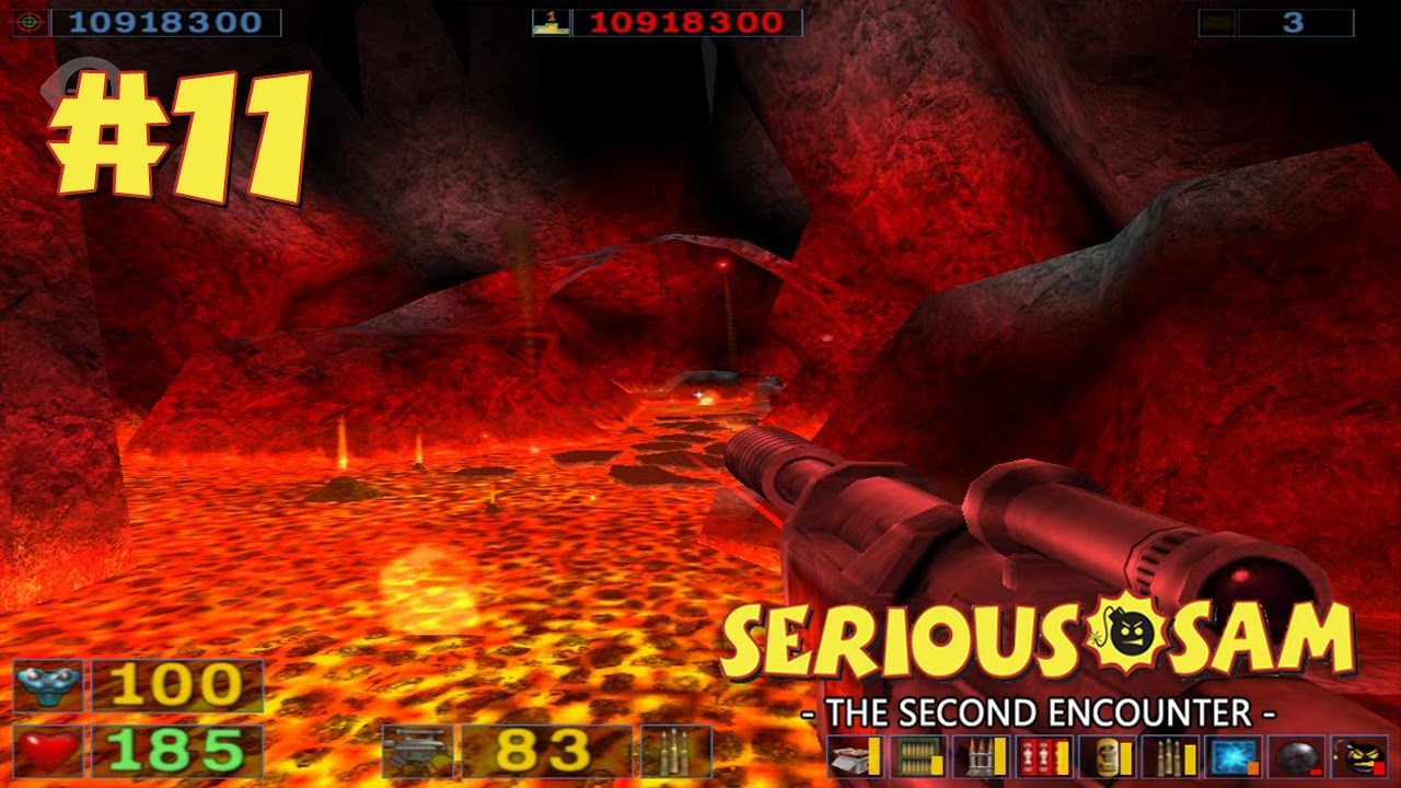 Serious Sam: The Second Encounter прохождение игры - Уровень 11: Земля проклятых (All Secrets Found)