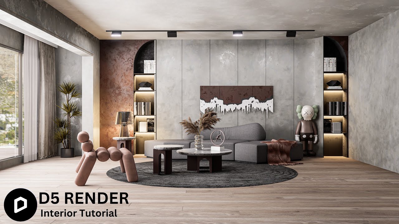 How to Create Realistic Interior Lighting in D5 Render with 3ds Max .