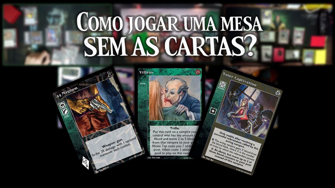 Como que joga se as cartas não vem? - Partida Completa #3 VTES | Vampire: The Eternal Struggle