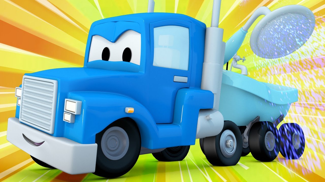 Truck videos for kids -  The GARDENING TRUCK helps Harvey the HARVESTER win the flower show!