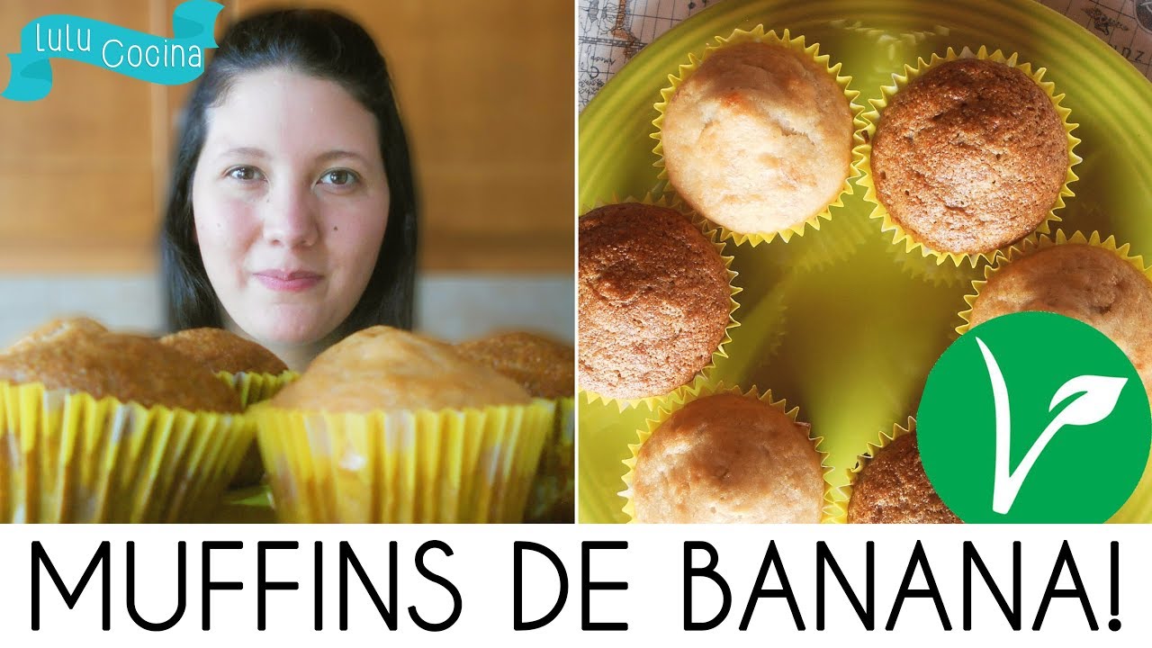 MUFFINS DE BANANA! ❤ | RECETA VEGANA! ❤