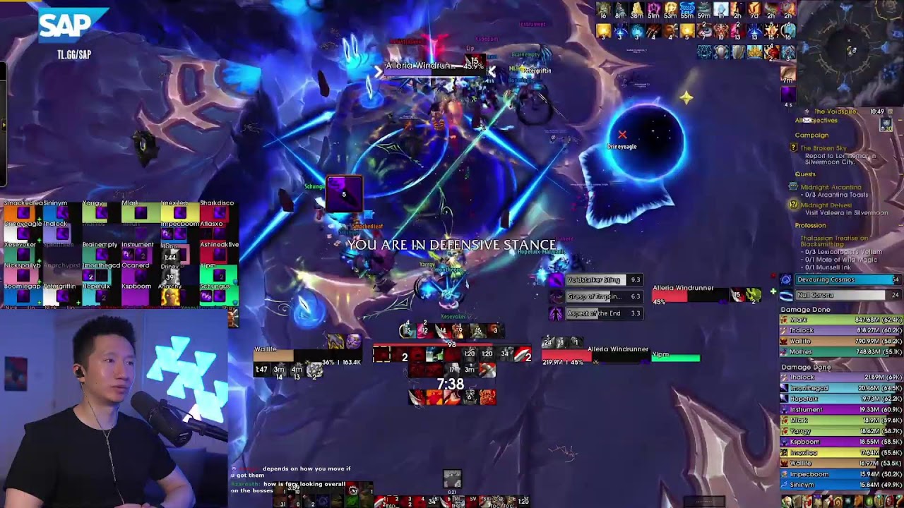 Watching NA Warrior raid pov - taking notes