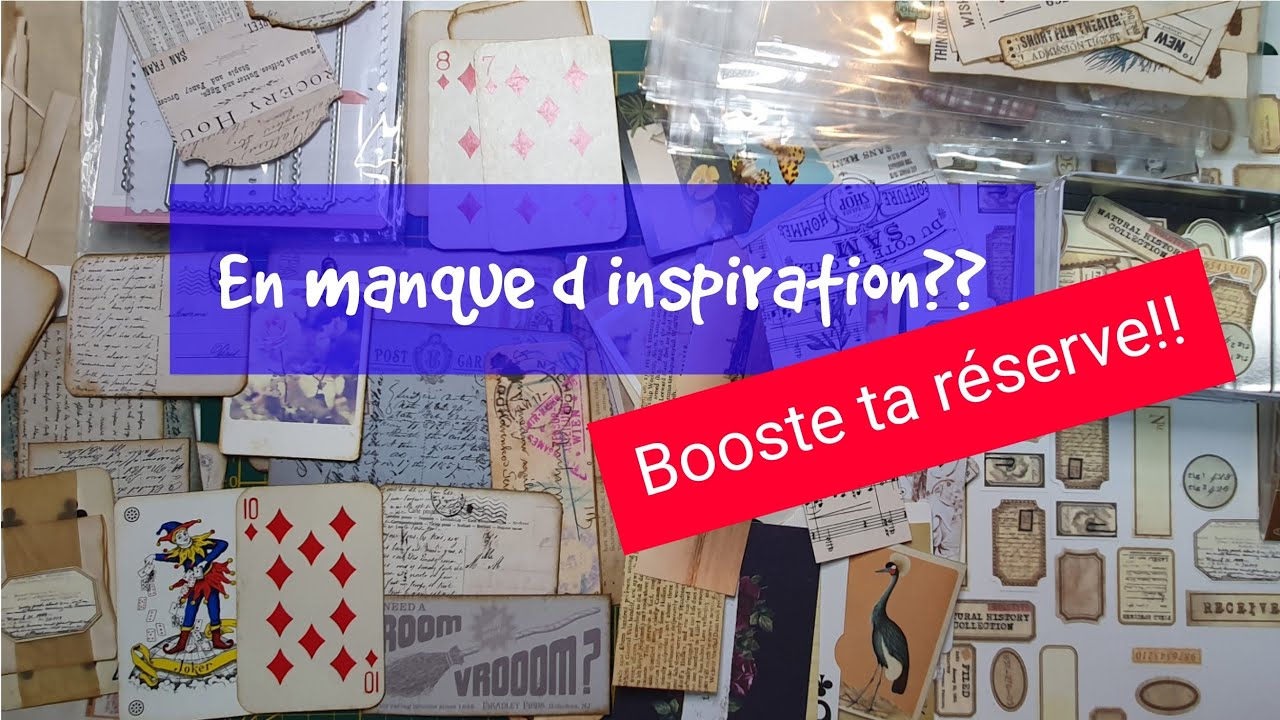 Manque d inspiration? Booste ta réserve !!