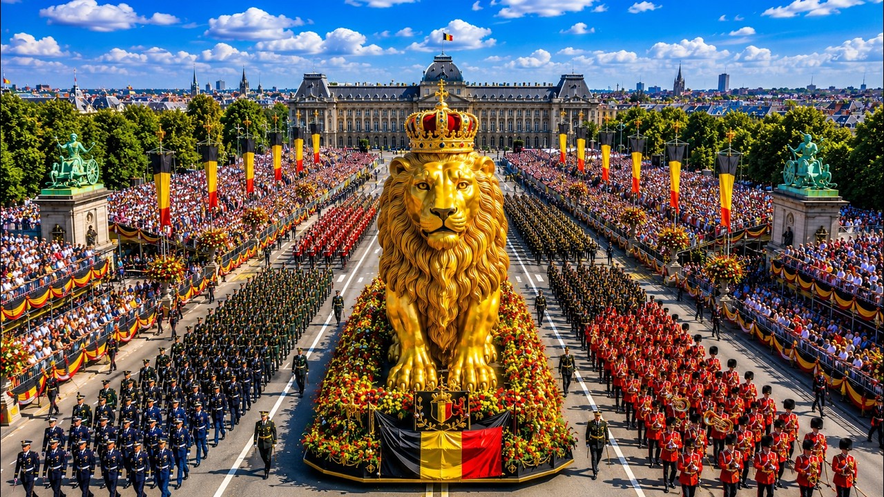 Belgian National Day 2026 | Grand Military and Cultural Parade in Brussels