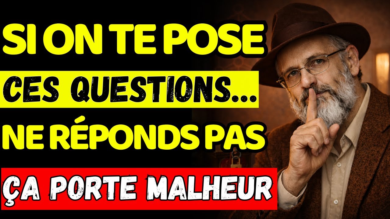SI TE HACEN ESTAS 5 PREGUNTAS... ATENCIÓN: RESPONDERLAS TRAE MALA SUERTE | Cábala judía