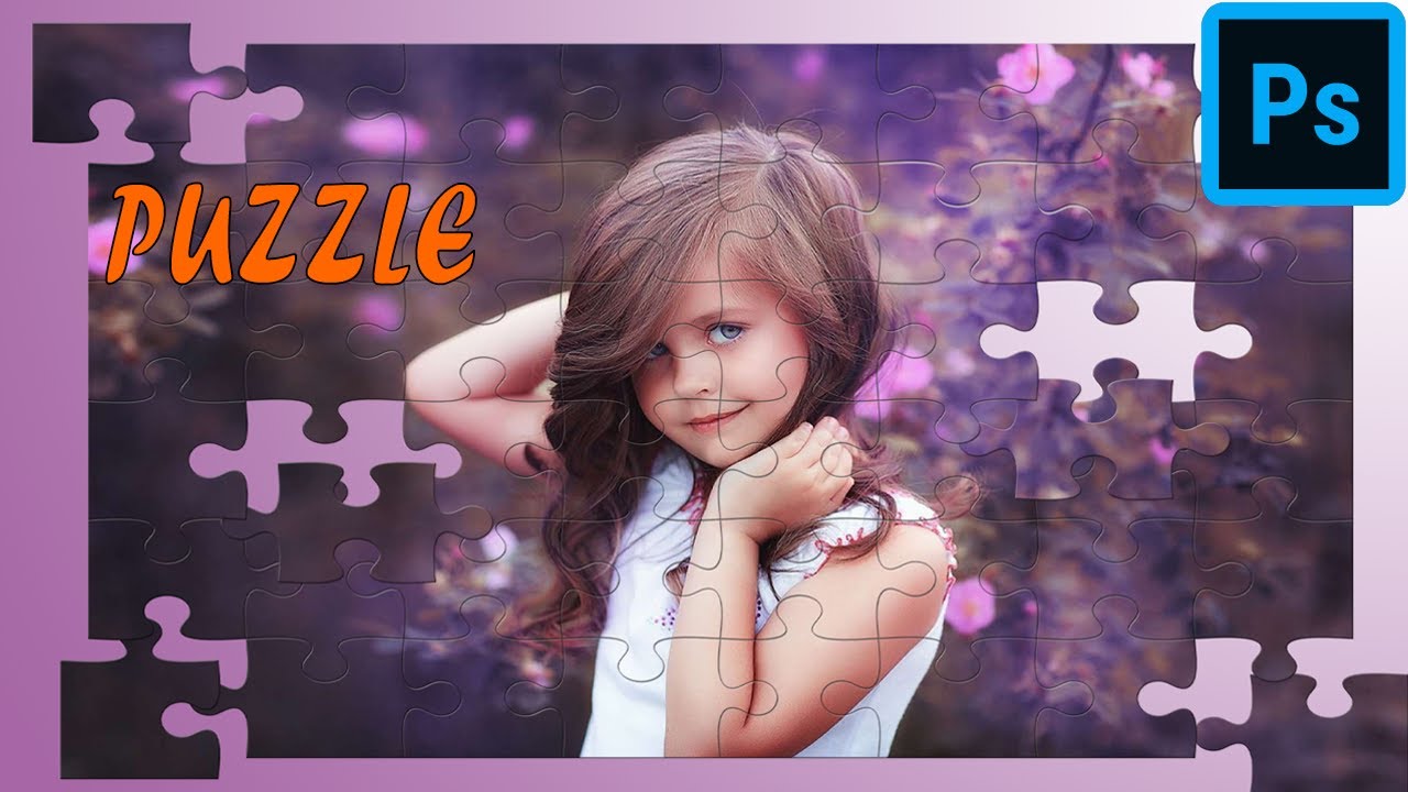 How to Make a Puzzle from a Photo in Adobe Photoshop