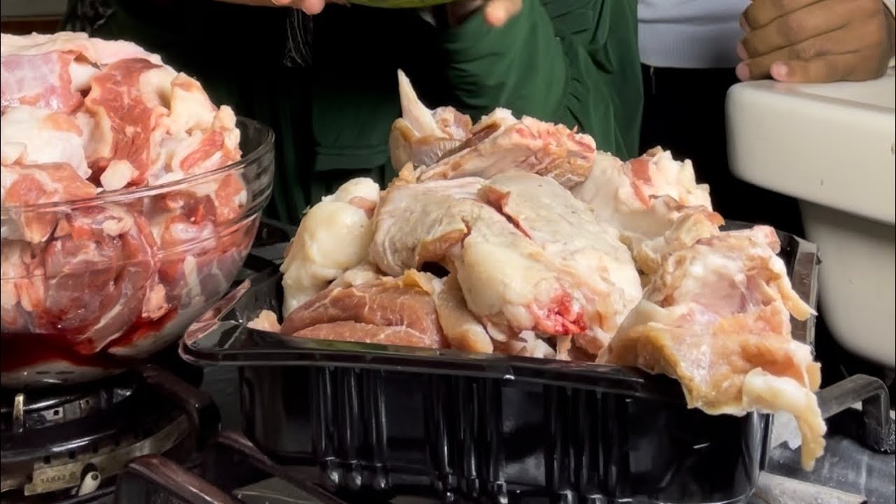 جلنا ضيوف عزاز 🤗 طلبوا لحمة ضاني وبقري 🥩جريت ع المطبخ وطلعت كل الي في البيت وعملتلهم جميع الاصناف