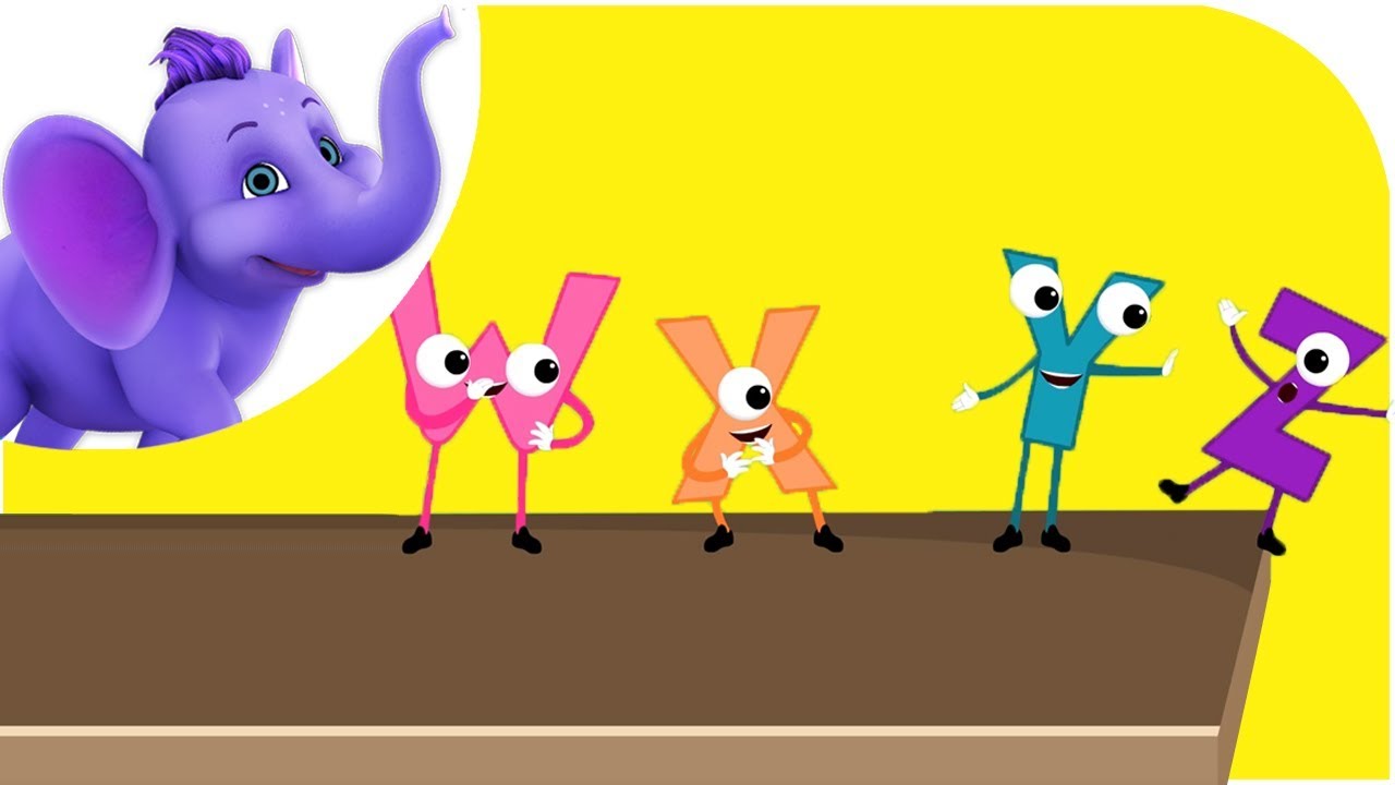 W, X, Y Tumble Down Z - Nursery Rhyme with Karaoke