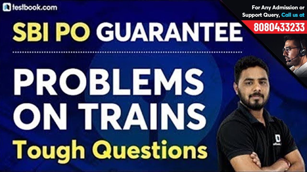 Problems on Trains for SBI PO 2020 | Quant by Sumit Sir | SBI PO Prelims Math Class