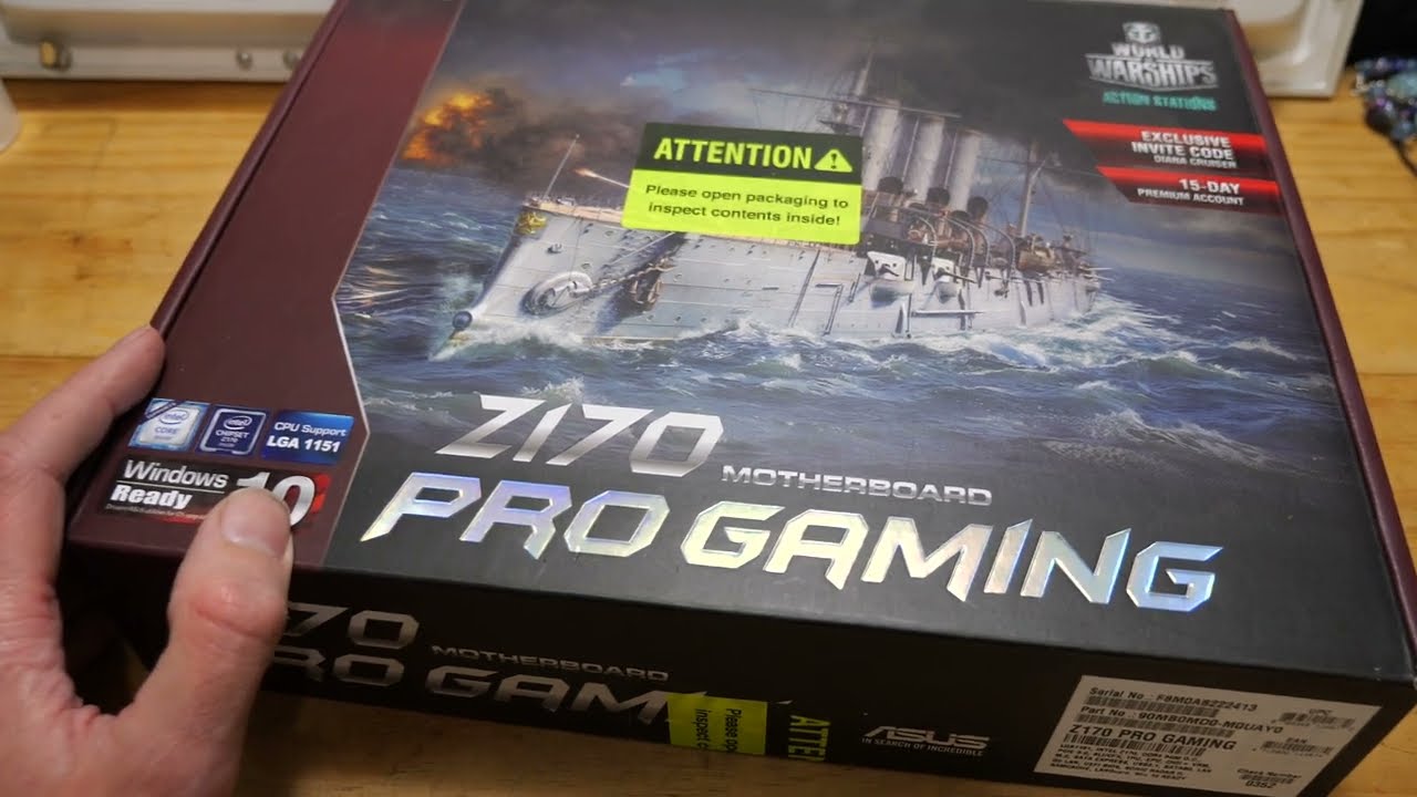 Vintage Asus Z170 Pro Gaming Motherboard -  Revival Plans