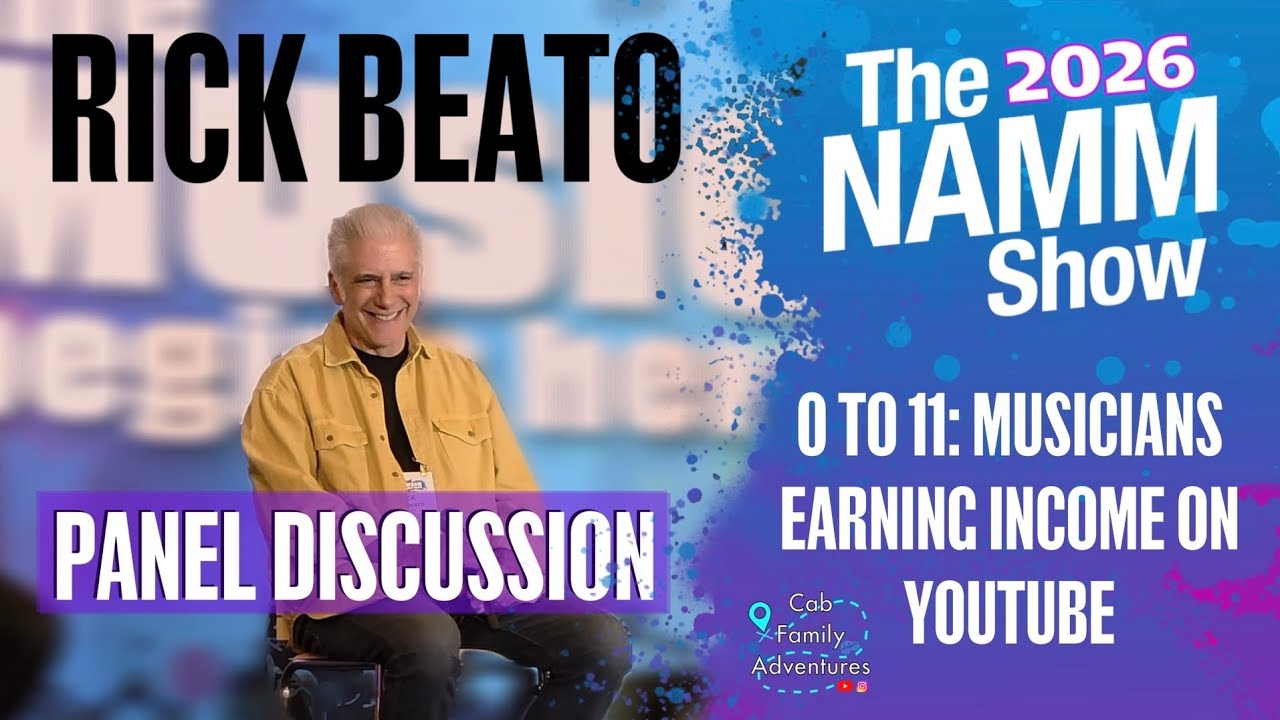 Рик Биато на выставке NAMM Show 2026 — панельная дискуссия с Матеусом Асато и Тимом Пирсом! Масте...