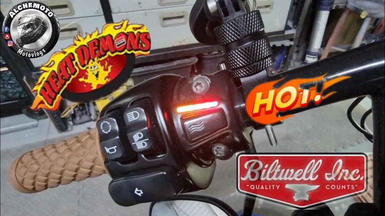 Harley Davidson SPORTSTER HEATED BILTWELL GRIPS/ HOT HOT