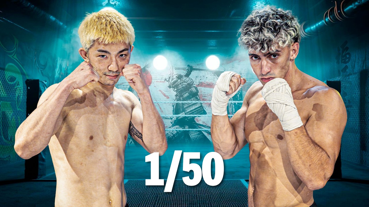 ME ENFRENTO A PROFESIONAL DE MMA JAPONES | 50 Peleas para convertirme en boxeador