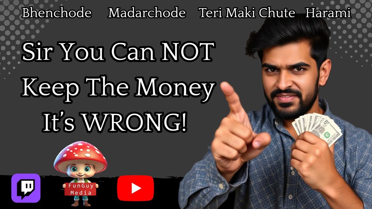 Hypocrite Scammer Say, It's WRONG To Keep The Money 😂
