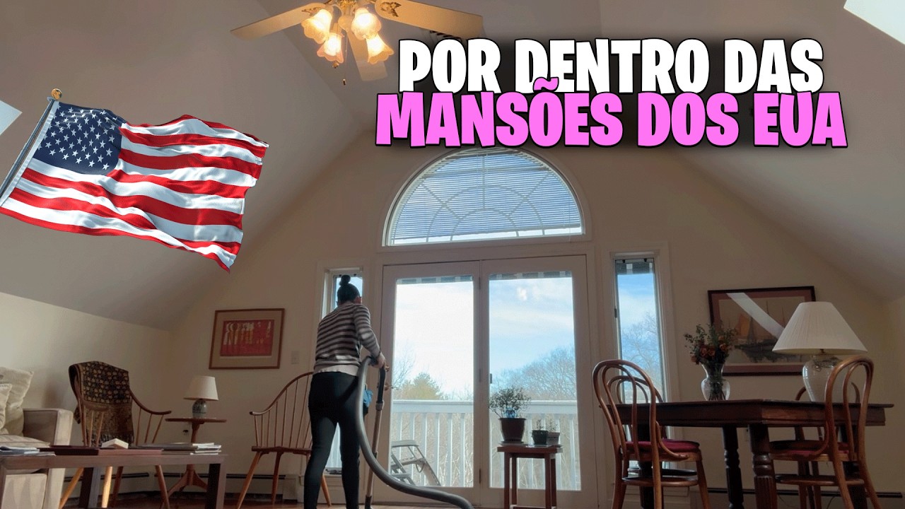 TRABALHANDO COM LIMPEZA NOS EUA: MINHA ROTINA EM MANSÕES