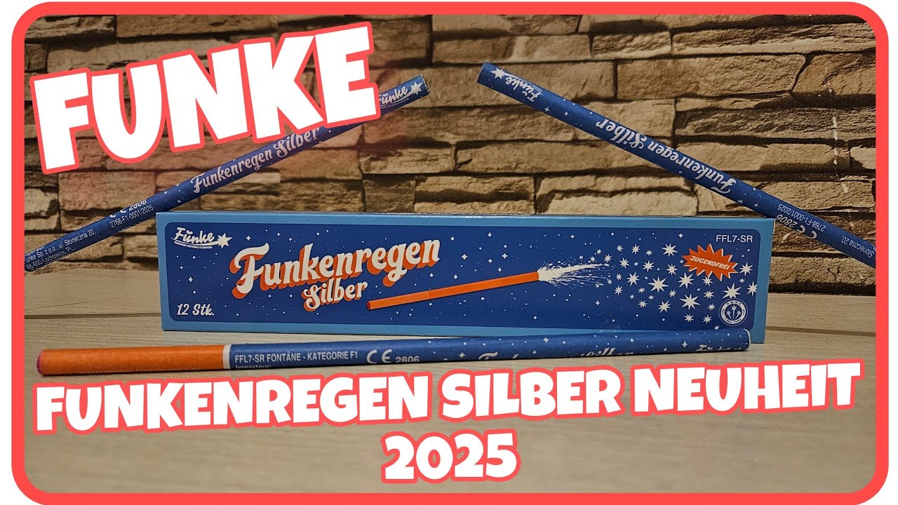 Funke - Funkenregen Silber Neuheit 🔥 2025 #FunkeFajerwerki ✨️