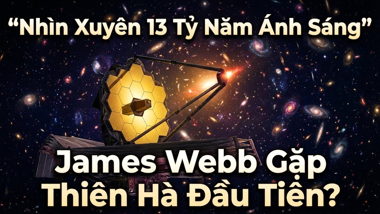 Nhìn Xuyên 13 Tỷ Năm Ánh Sáng: James Webb Gặp Thiên Hà Đầu Tiên?