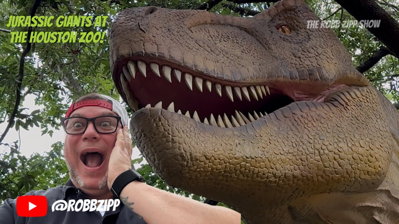 🦕 ROBB ZIPP AT JURASSIC GIANTS AT THE @houstonzoo