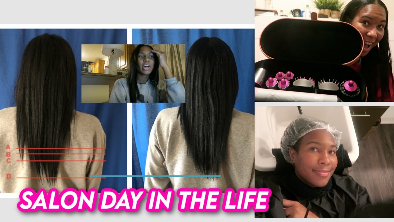 MY SUBSCRIBERS CHOOSE MY TRIM LENGTH RESULTS + SALON TOUR