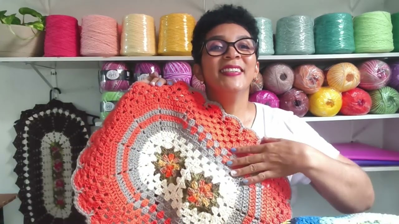 Produção da semana, será que bati minha meta❓❓#producaodecroche #crochet 