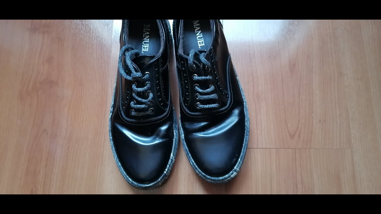 Manuel Ritz black leather sneakers
