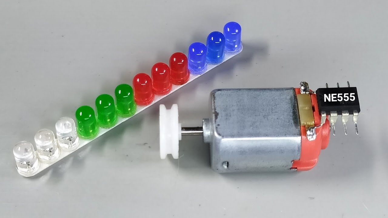 [New] LED Chaser Using DC Motor 2022